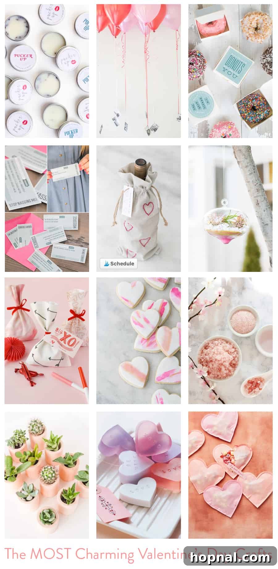 Heartfelt Creations: 14 DIY Valentine's Day Projects 16 A vibrant collage showcasing various homemade Valentine's Day crafts, including terrariums, cookies, and paper hearts, inspiring creative gifting.