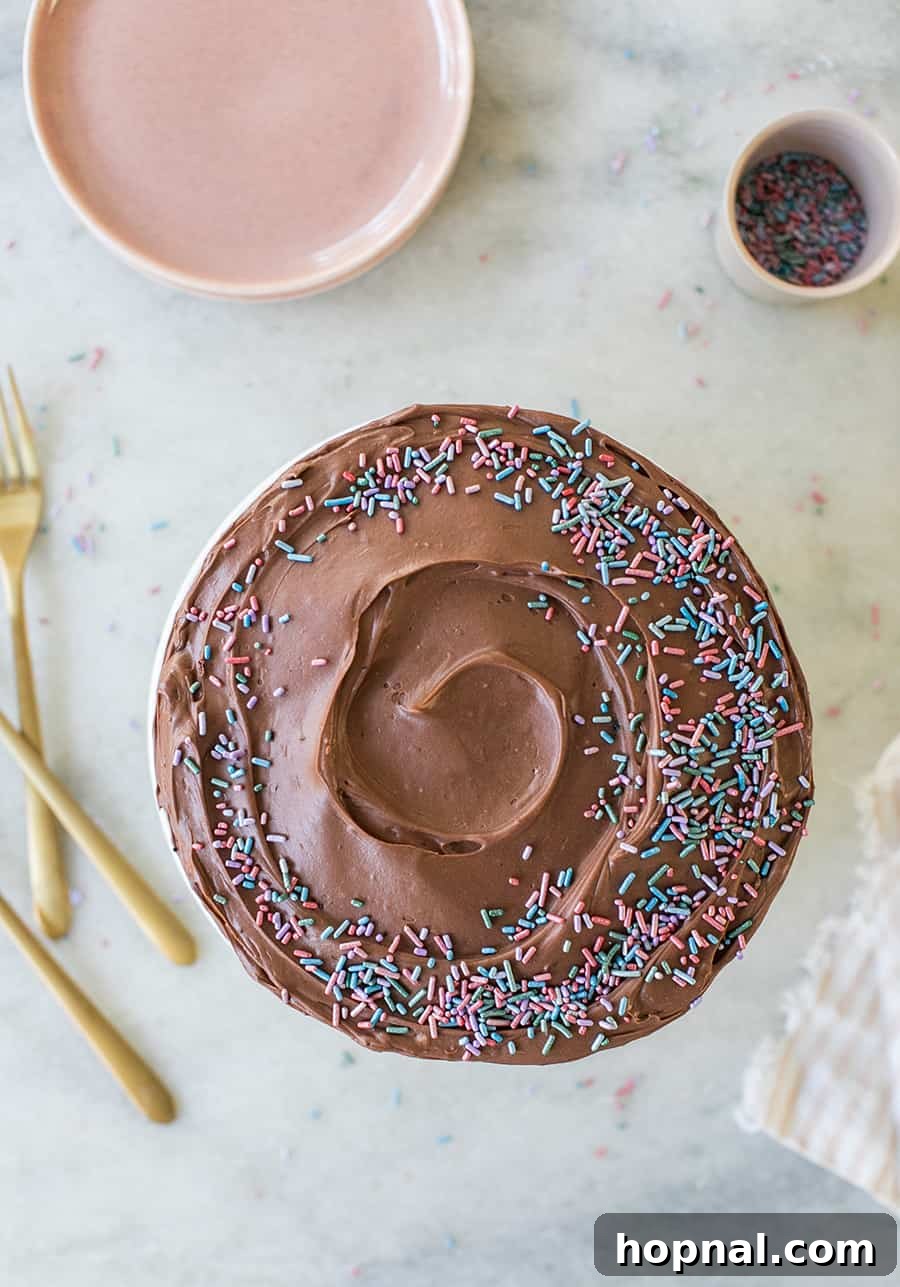 25 Heavenly Homemade Cake Creations 14 The best Devil's Food Cake Frosting Ever! Made with sour cream, butter and melted chocolate.