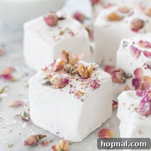Rose Flavored Homemade Marshmallows