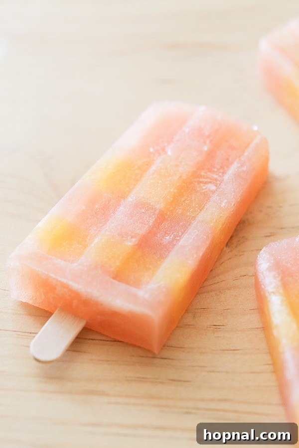 Whip Up Your Own Ice Pops 14 A refreshing Greyhound popsicle recipe, featuring grapefruit and vodka in a frozen treat.