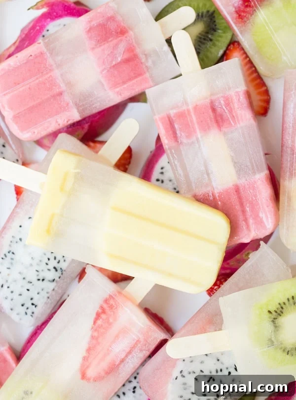 Whip Up Your Own Ice Pops 6 Light and refreshing coconut water fruit popsicles, a healthy and delicious summer treat.