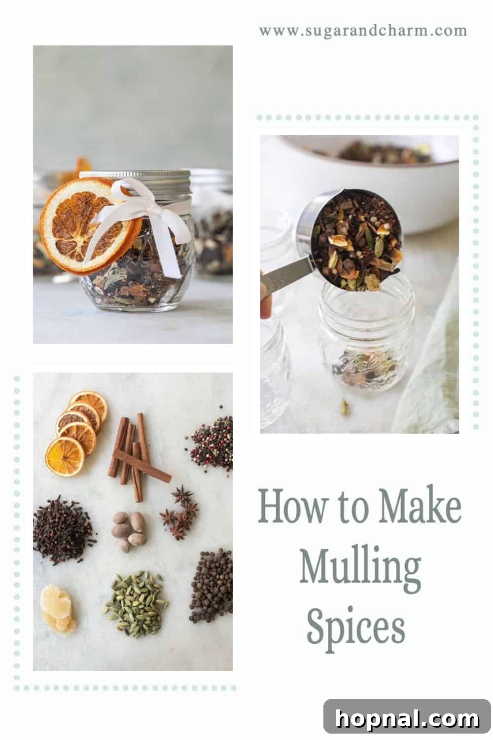 How to make mulling spices, with cinnamon sticks as a key ingredient.