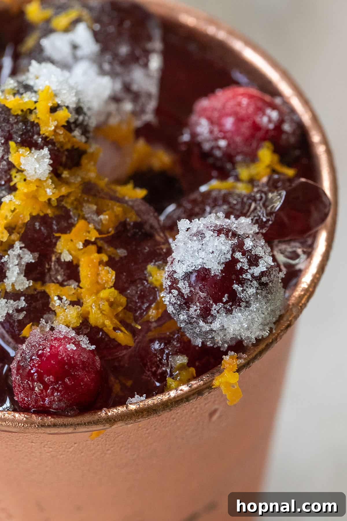 Spiced Cranberry Mule 6 Orange cranberry Moscow mule recipe. - cranberry juice