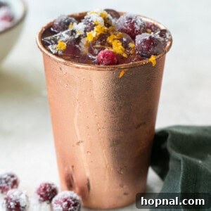 holiday Moscow mule recipe