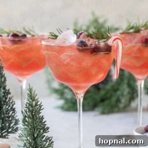 Sparkling Christmas Martini 7 Christmas martini with cranberries and vodka