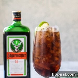 Jagermeister mixed drink