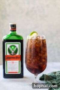 Jagermeister mixed drink