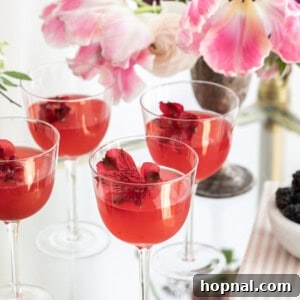 pink cocktails