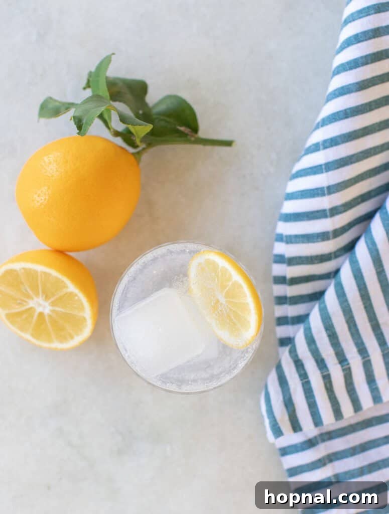 Tonic Water Essentials 3 tonic water in a glass