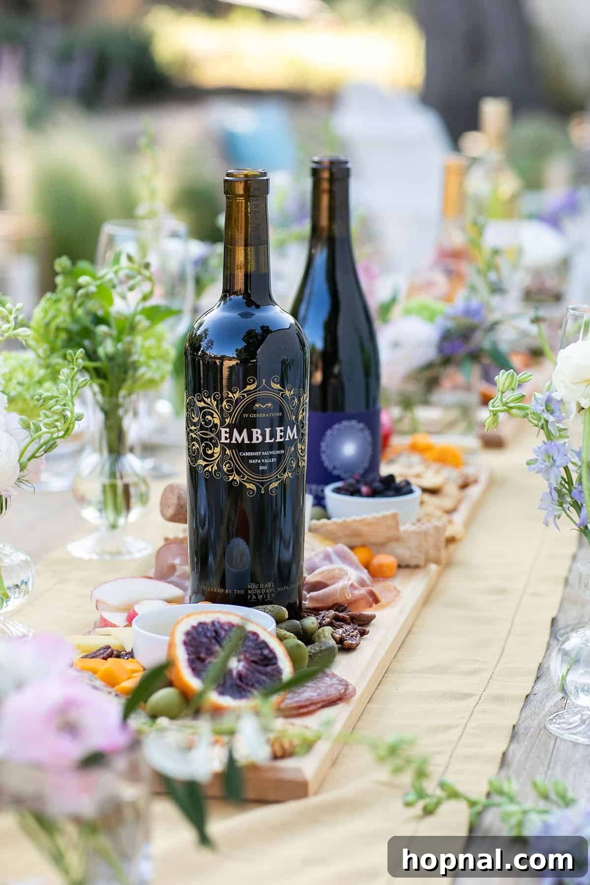bottles of red wine on a table