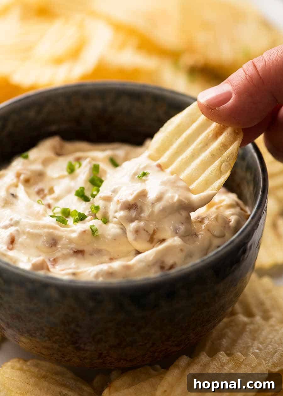 60 Quick and Easy Party Appetizer Recipes 13 French onion dip