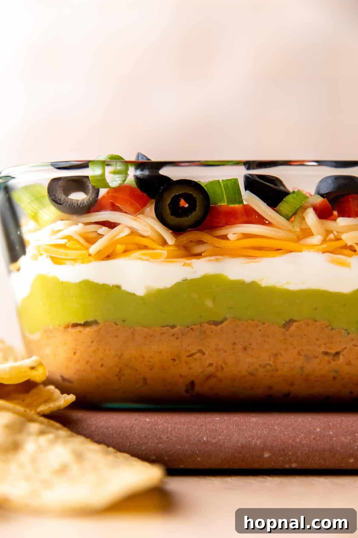 60 Quick and Easy Party Appetizer Recipes 14 seven layer dip recipe