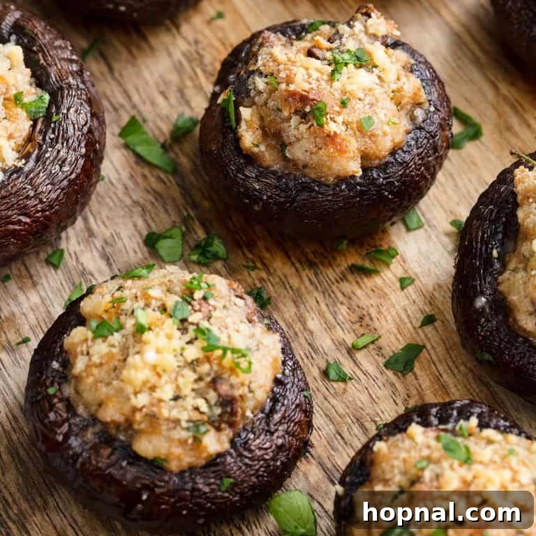60 Quick and Easy Party Appetizer Recipes 22 stuffed mushroom appetizer