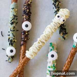 mummy pretzel rod