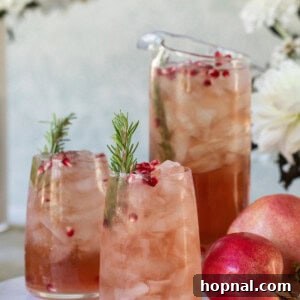 Pomegranate Prosecco Punch