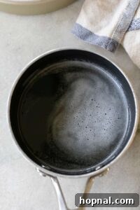 sugar and water in a small saucepan.