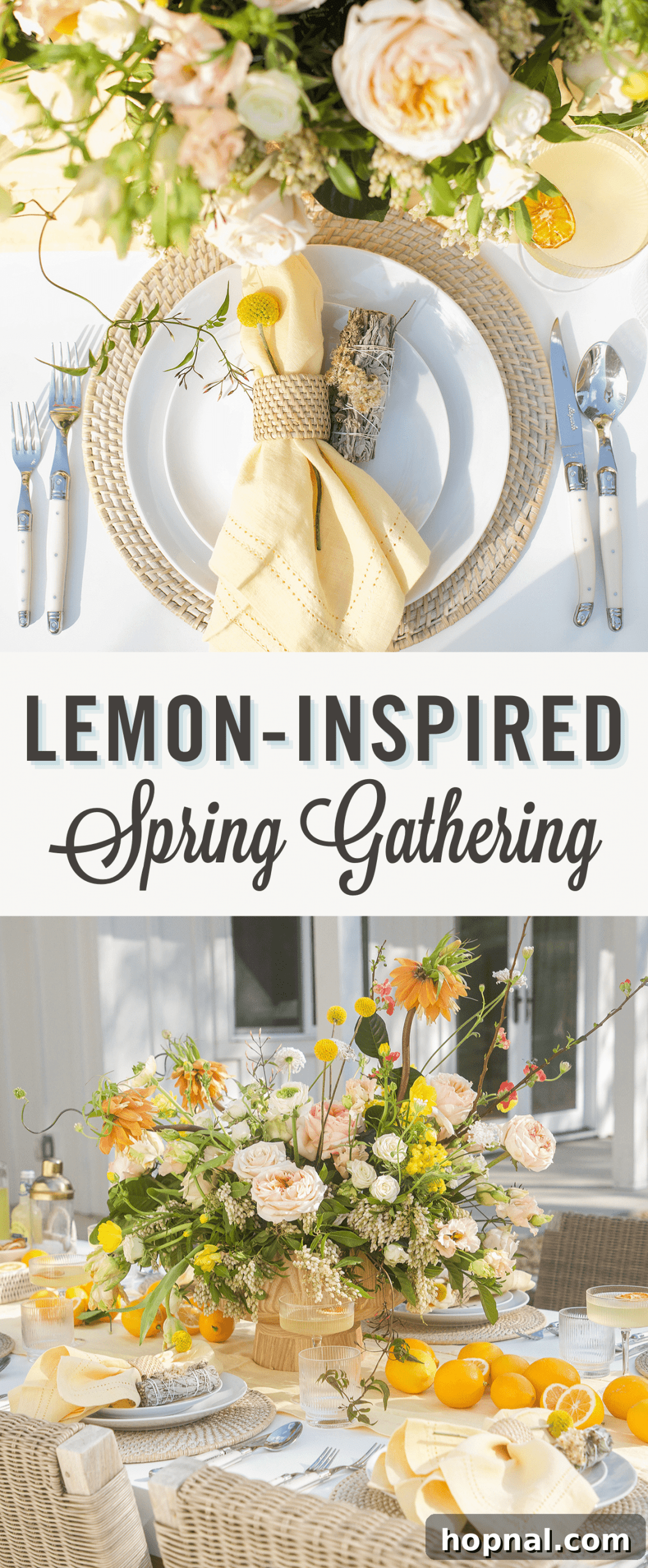 Spring Gatherings: A Lemon-Kissed Table 17 A final captivating image showcasing the overall lemon-themed spring gathering, highlighting its beauty and charm.