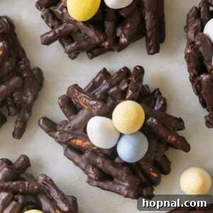 Bird's Nest Cookies on a cooling rack, perfectly set and ready to be served.