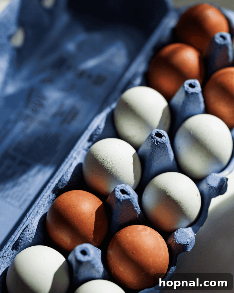 Bright and colorful happy eggs, beautifully plated for breakfast