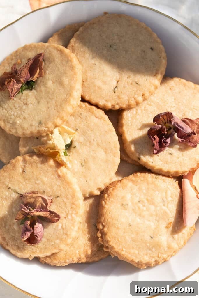 Delicious brown butter shortbread cookies, perfect for a sweet treat at any gathering.