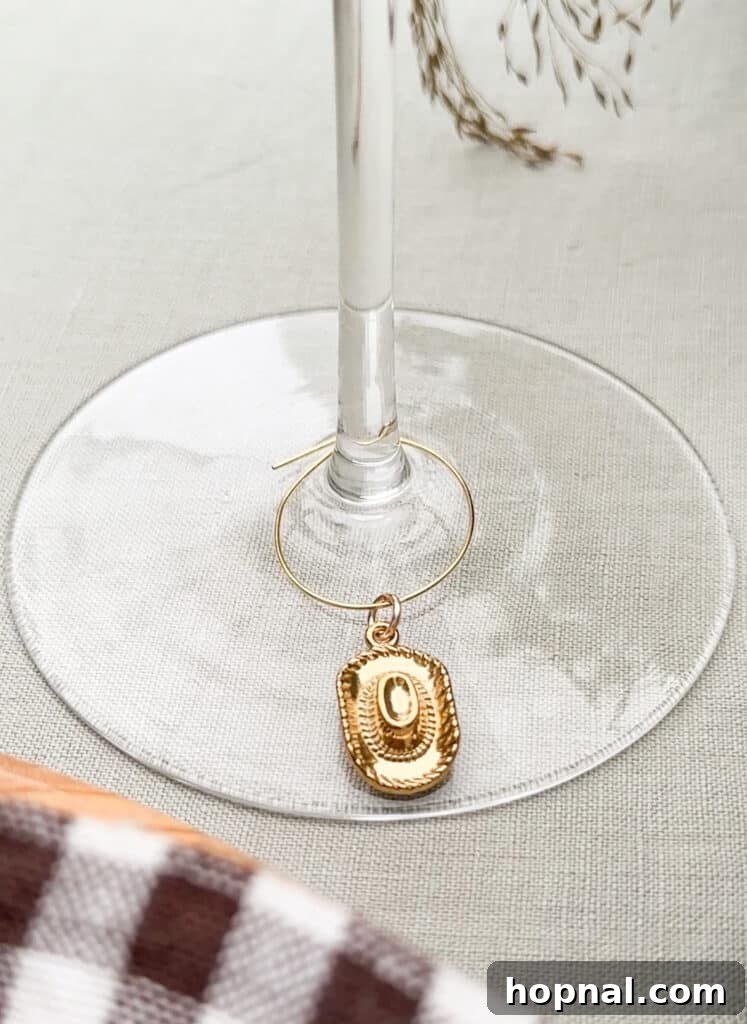 Rodeo-Themed Dinner Party Ideas: Menu, Decor & Tips 7 Cowboy hat wine charm.